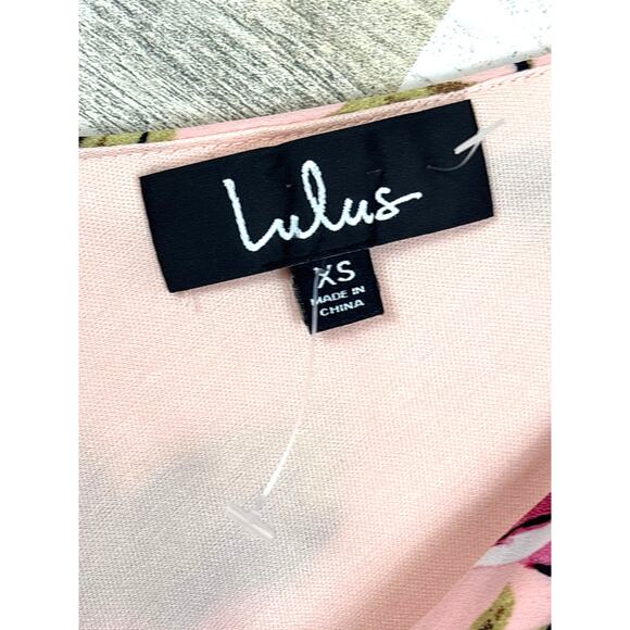 Lulus Womens XS Pink Floral Bodacious Bella Sleeveless Beach Maxi Dress NEW - Picture 5 of 7